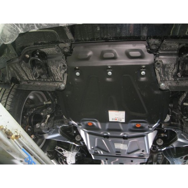 Toyota Land Cruiser 200 (J200) 2015- V-all  Защита радиатора, картера и кпп ( 3 части) / сталь 2,0 мм