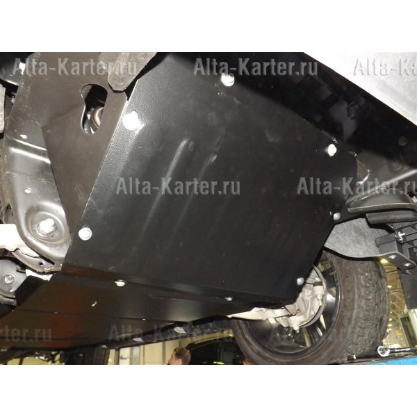 Cadillac Escalade 2015- V-6.2 защита картера (2 части)  / сталь 2,0 мм