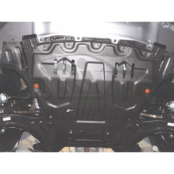 Lada VESTA/SW/Cross 2015- V-all защита картера и кпп (большая) / сталь 2,0 мм