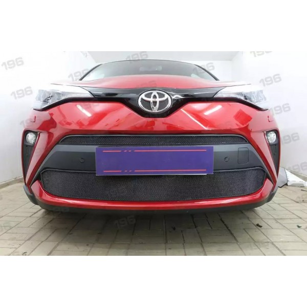 Защита радиатора Toyota C-HR 2019- black верх