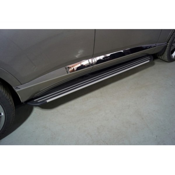  ПОРОГИ АЛЮМИНИЕВЫЕ "SLIM LINE SILVER" 1920 ММ