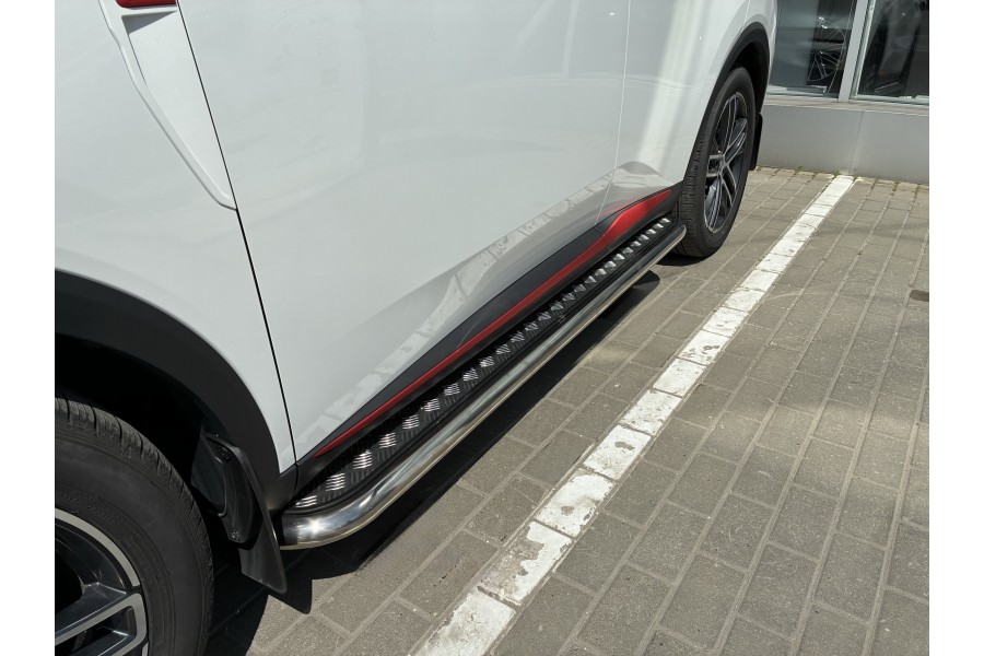 Пороги с накладным листом d53