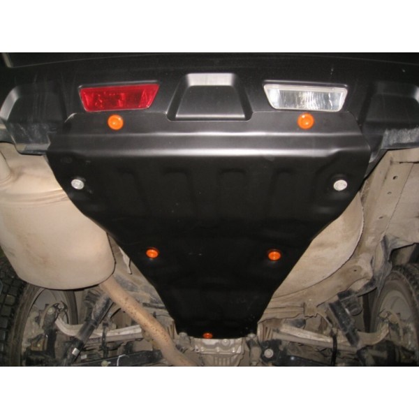 Nissan X-Trail (T31) 2007-2015 V-all защита заднего бампера  / сталь 1,5 мм