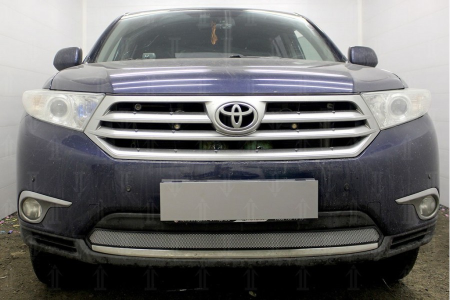 Защита радиатора Toyota HIGHLANDER U40 2010-2013 chrome