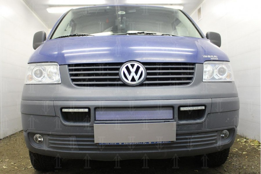 Защита радиатора Volkswagen T5 (Transporter) 2003-2009 chrome