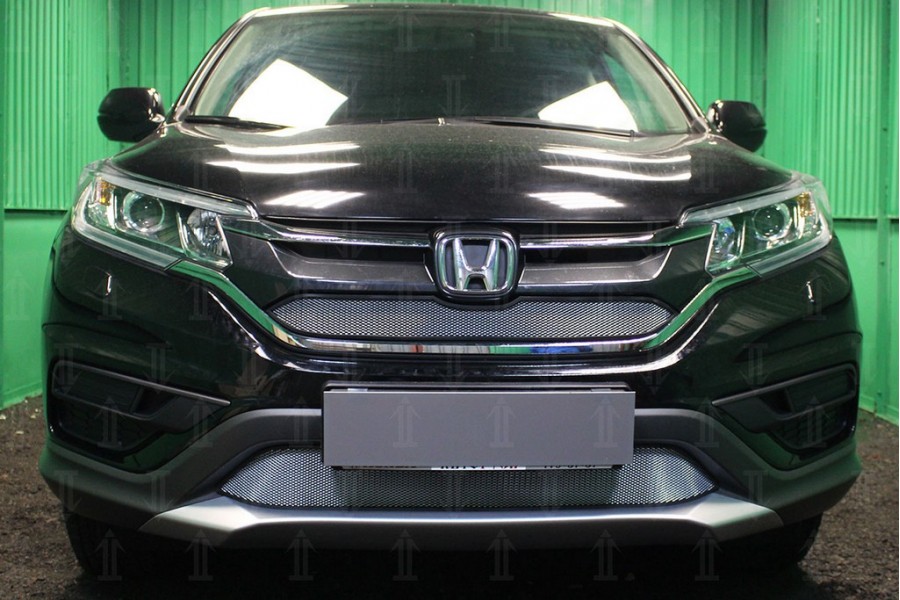 Защита радиатора Honda CR-V IV 2015-2017 2.0 chrome верх