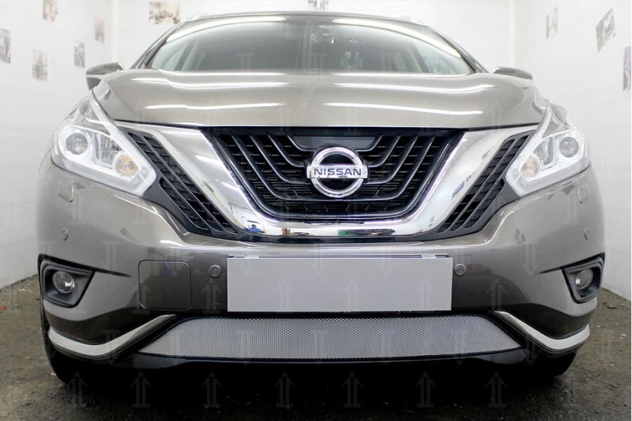 Защита радиатора Nissan Murano Z52 2014- chrome