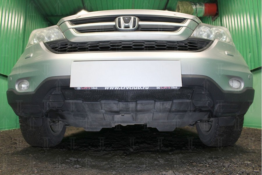 Защита радиатора Honda CR-V III 2010-2012 black