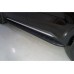 Пороги алюминиевые с пластиковой накладкой (карбон черные) 1820 мм