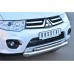 Защита бампера и порогов на Mitsubishi Pajero Sport 2013-2015