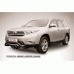 Защита бампера и порогов на Toyota Highlander 2010-2013