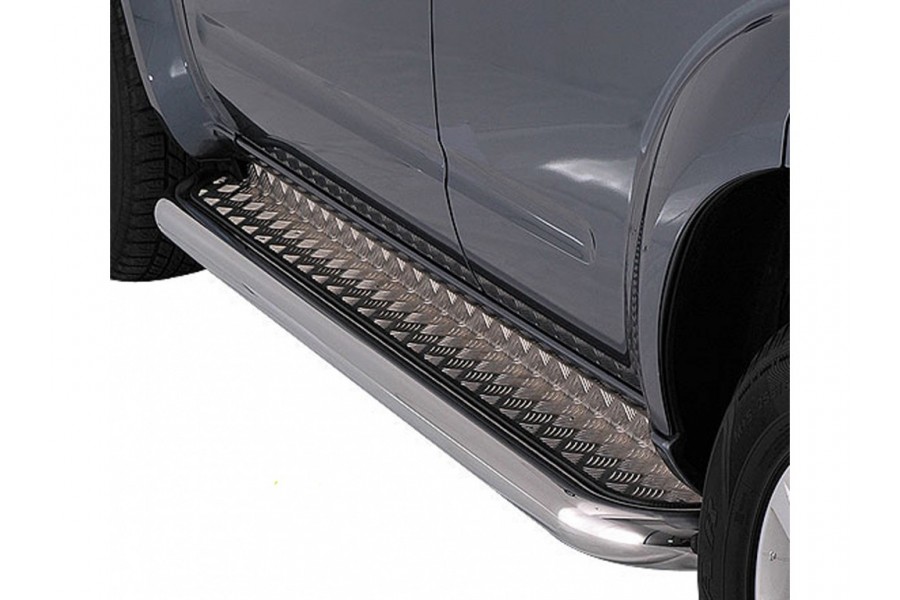 Пороги d-76 с алюминиевым листом (для Toyota Tundra CrewMax)