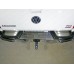 Накладки на задний бампер (лист шлифованный логотип Volkswagen)