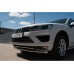 Защита бампера и порогов на Volkswagen Touareg 2014-2018